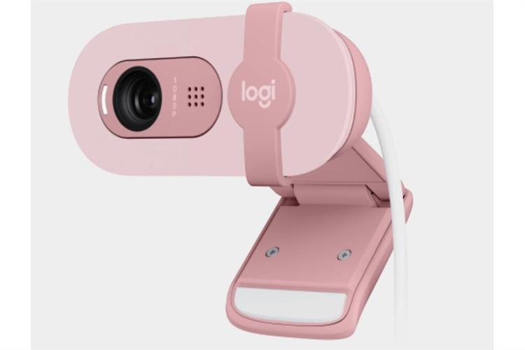 Webcam Logitech Brio 100 Full HD Màu Hồng