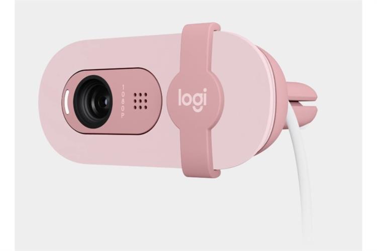 Webcam Logitech Brio 100 Full HD Màu Hồng