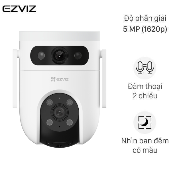 Camera IP Ngoài Trời 360 Độ 5MP Ezviz H9C Dual