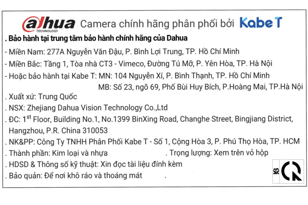 Camera IP Ngoài trời 360 Độ Dahua DH-P5F-PV Màu Trắng