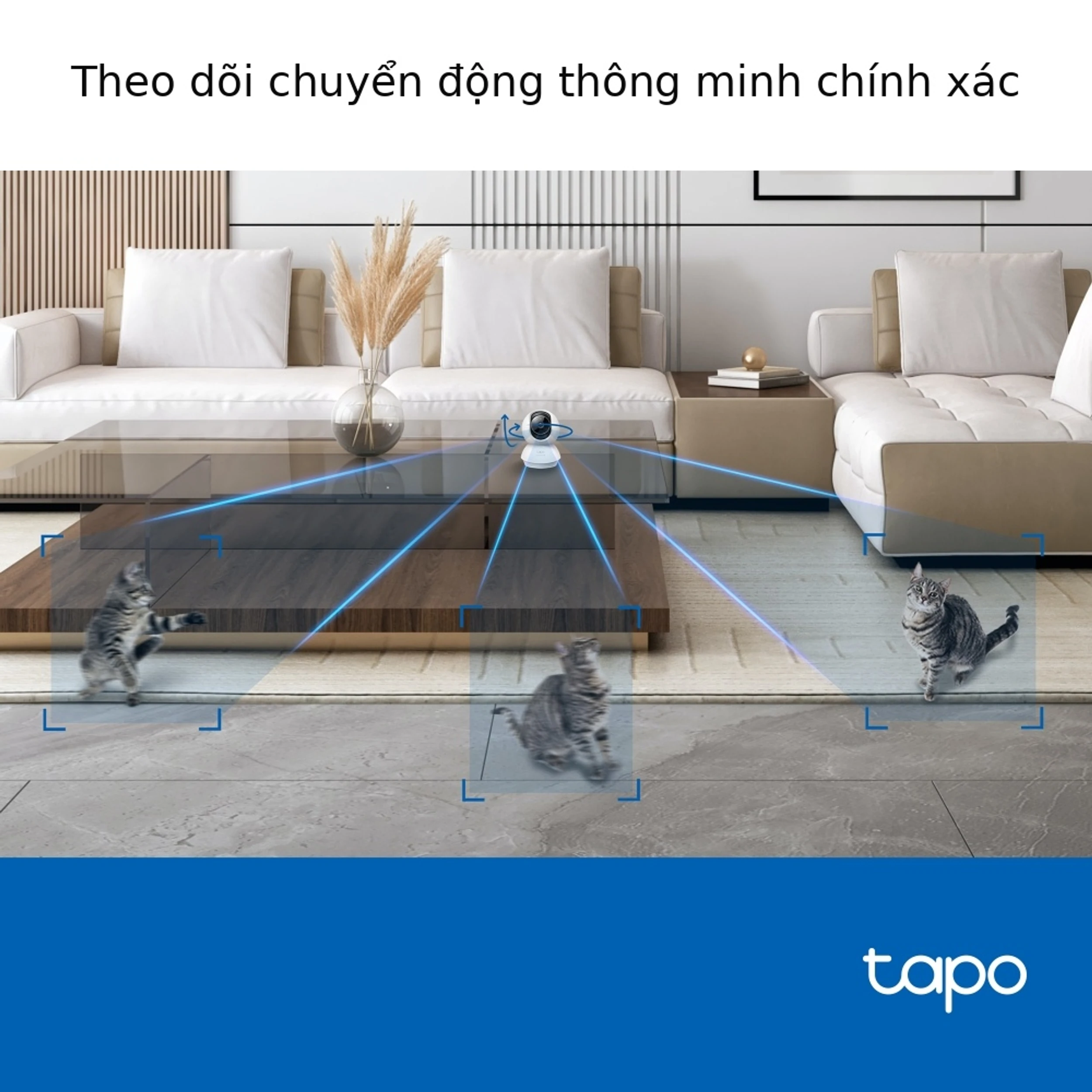 Camera IP 360 Độ 5MP TP Link Tapo C230 Màu Trắng