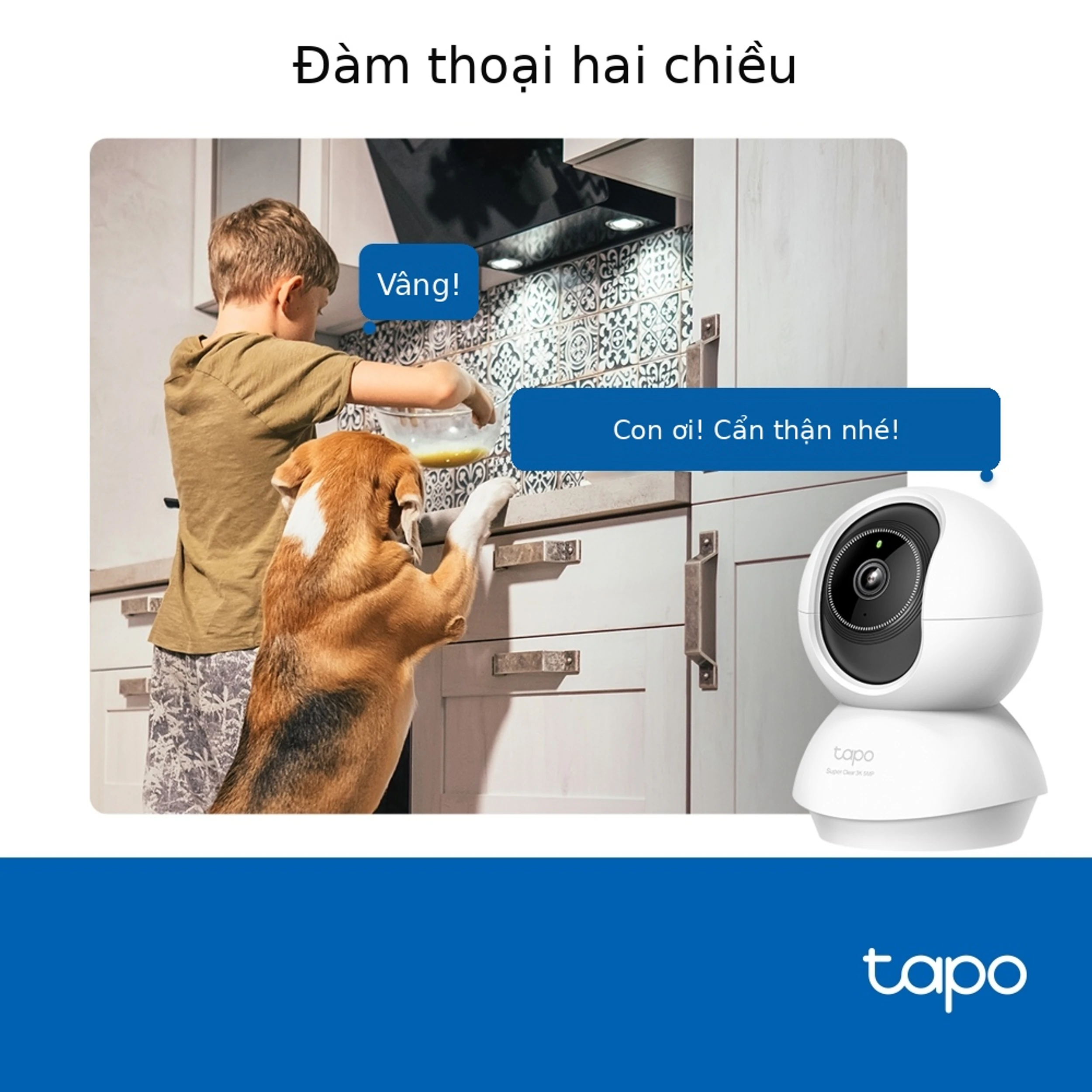 Camera IP 360 Độ 5MP TP Link Tapo C230 Màu Trắng