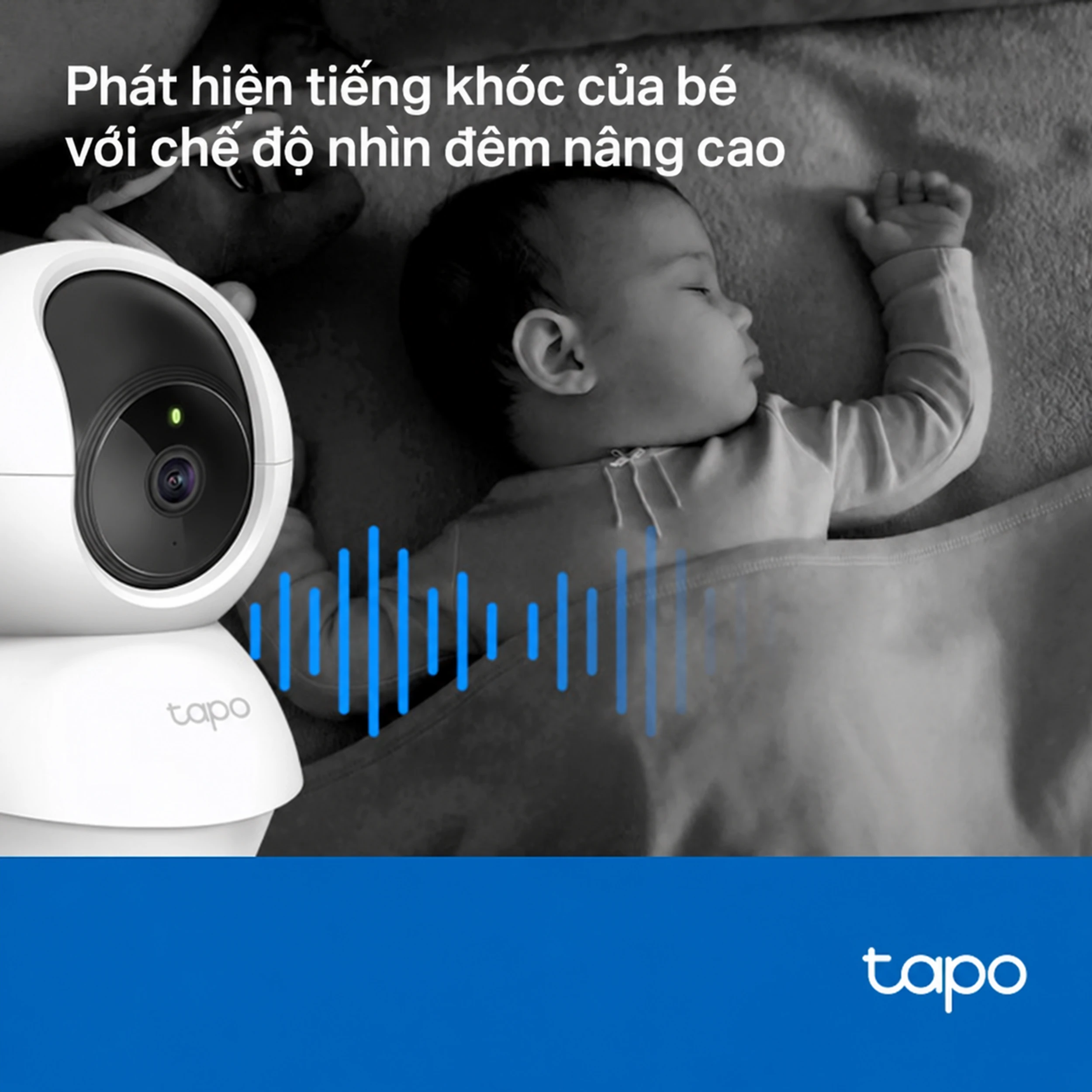 Camera IP 360 Độ 3MP TP Link Tapo TC71 Màu Trắng