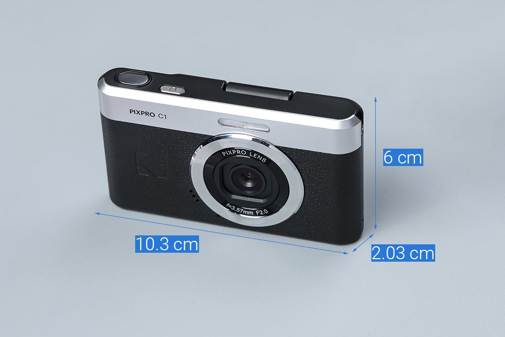 Máy ảnh kỹ thuật số Kodak C1 Màu Đen - Bạc