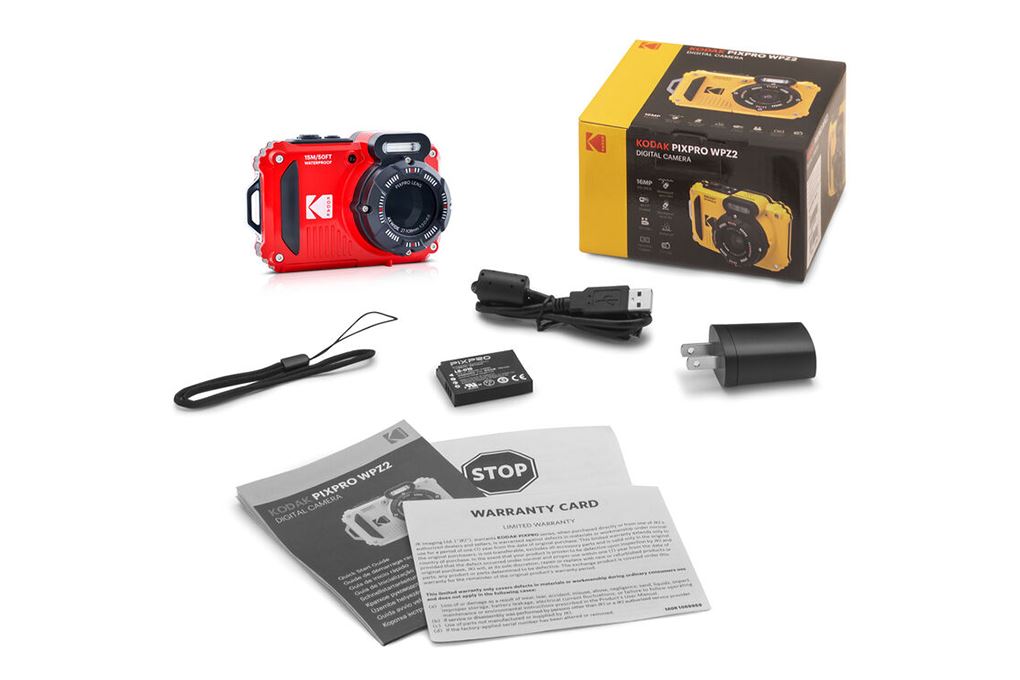 Máy ảnh kỹ thuật số chống nước Kodak WPZ2 Màu Đỏ