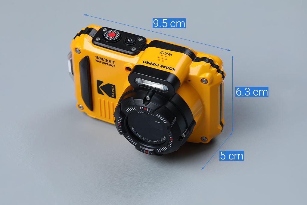 Máy ảnh kỹ thuật số chống nước Kodak WPZ2 Màu Vàng