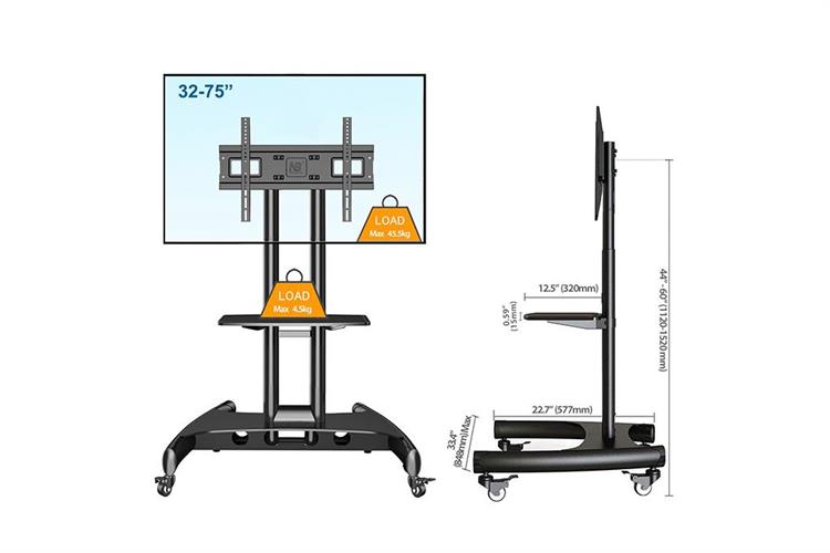 Khung treo tivi di động 32-75 inch AVA1500 North Bayou (AVA1500-60-1P)