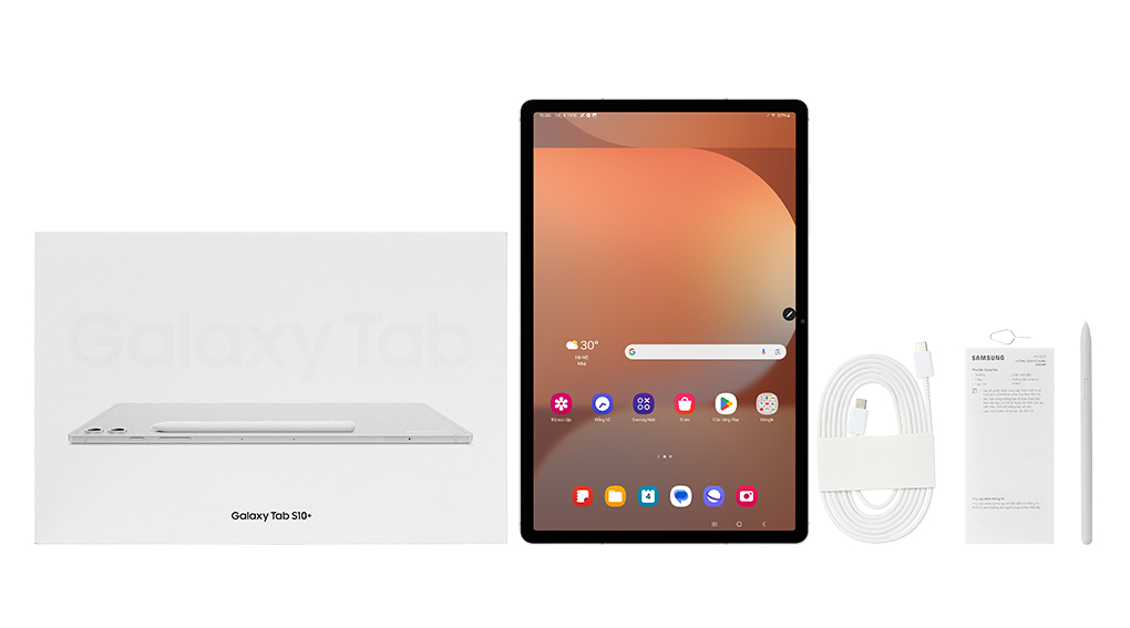 Bộ sản phẩm gồm: Bút cảm ứng, Cáp Type C - Type C, Cây lấy sim, Hộp máy, Sách hướng dẫn