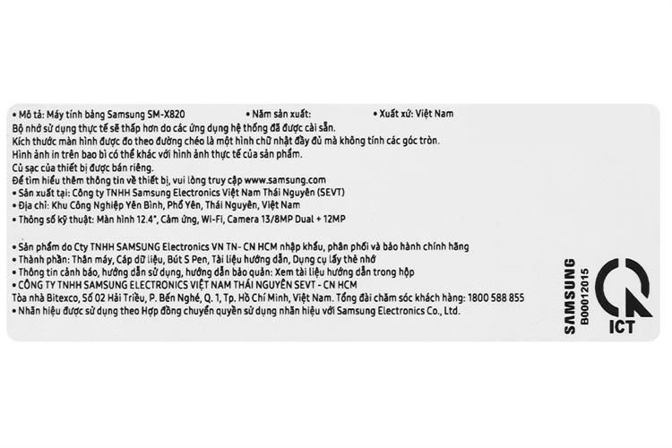 Máy tính bảng Samsung Galaxy Tab S10+ 5G 12GB/256GB Màu Xám