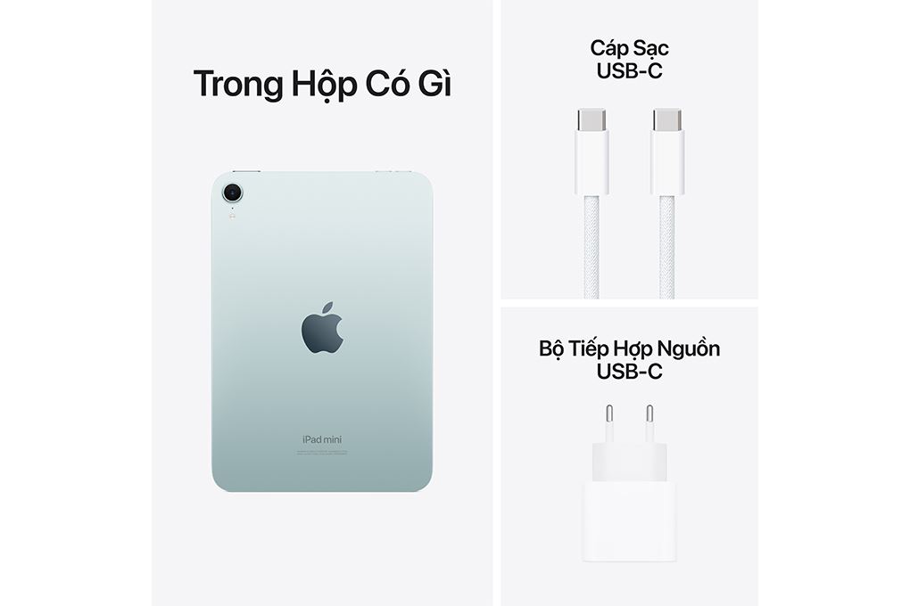 Máy tính bảng iPad mini 7 WiFi 128GB Màu Xanh Dương