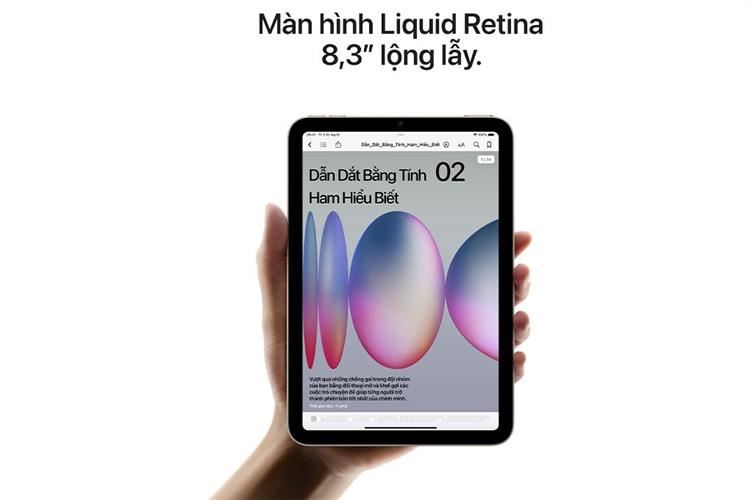 Máy tính bảng iPad mini 7 WiFi 512GB Màu Trắng Starlight