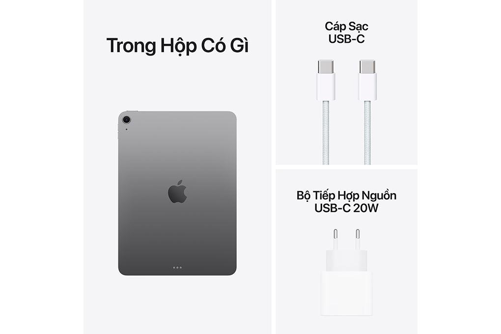 Máy tính bảng iPad Air M3 11 inch WiFi 256GB Màu Đen - Xám