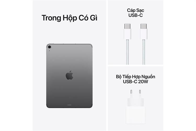 Máy tính bảng iPad Air M3 11 inch 5G 256GB Màu Đen - Xám