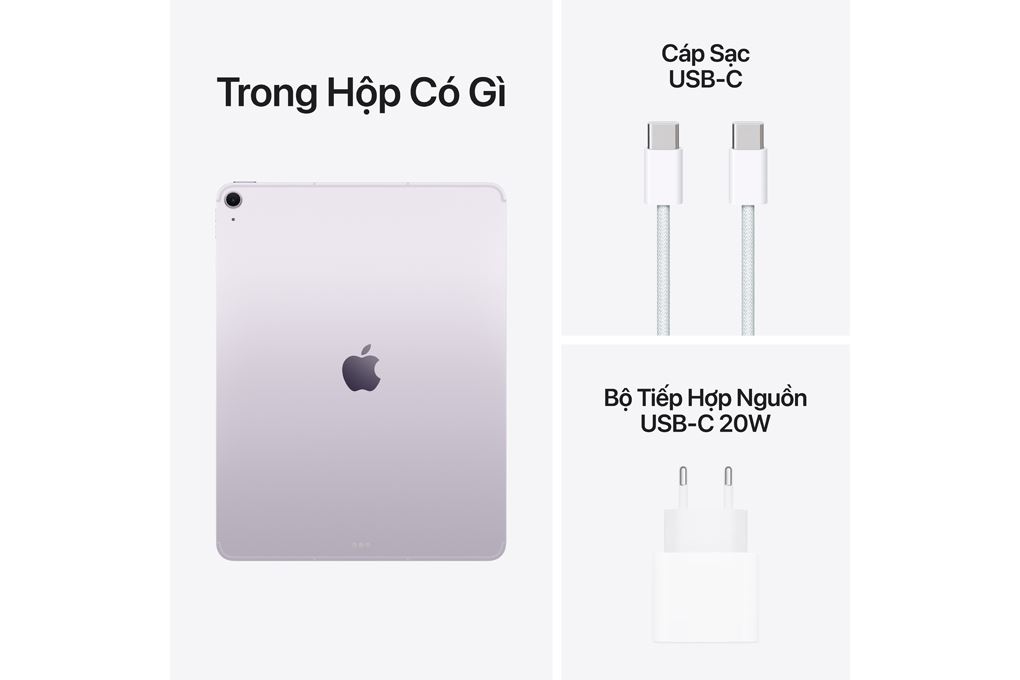 Máy tính bảng iPad Air M3 13 inch 5G 1TB Màu Tím