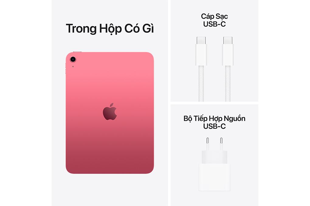 Máy tính bảng iPad A16 WiFi 512GB Màu Hồng