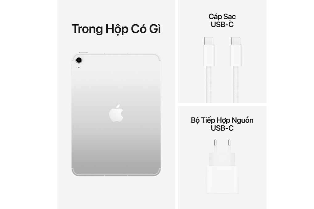 Máy tính bảng iPad A16 5G 128GB Màu Bạc