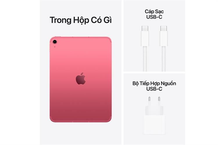 Máy tính bảng iPad A16 5G 512GB Màu Hồng