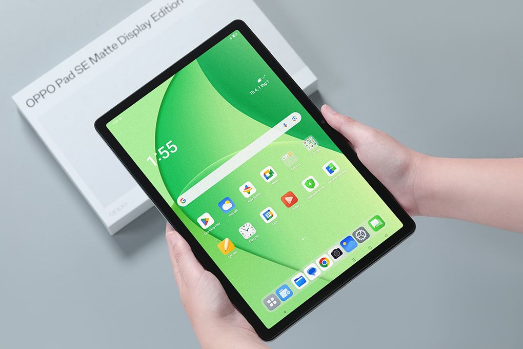 Máy tính bảng OPPO Pad SE WiFi màn hình nhám 4GB/128GB Màu Bạc