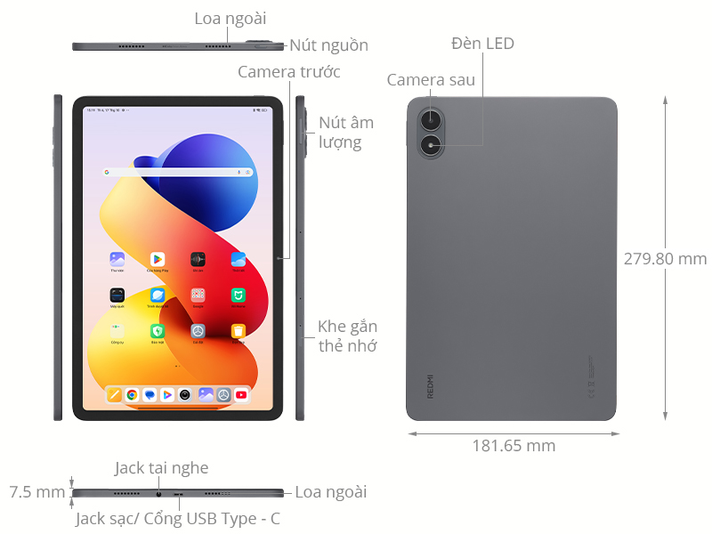 Xiaomi Redmi Pad 2 Pro WiFi 6GB/128GB