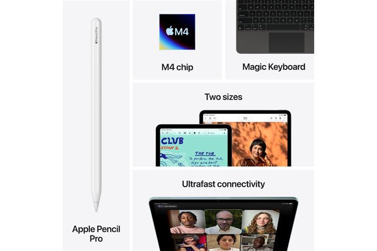 Máy tính bảng iPad Air M4 11 inch 5G 1TB Màu Đen - Xám