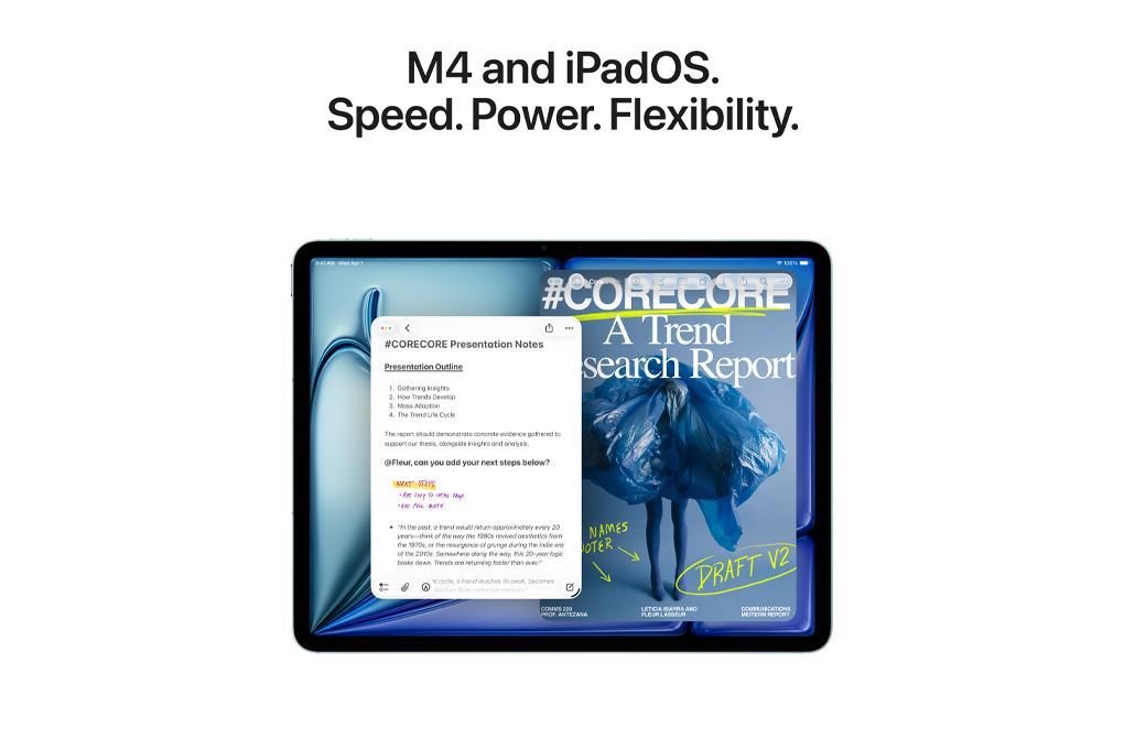 Máy tính bảng iPad Air M4 13 inch 5G 256GB Màu Tím