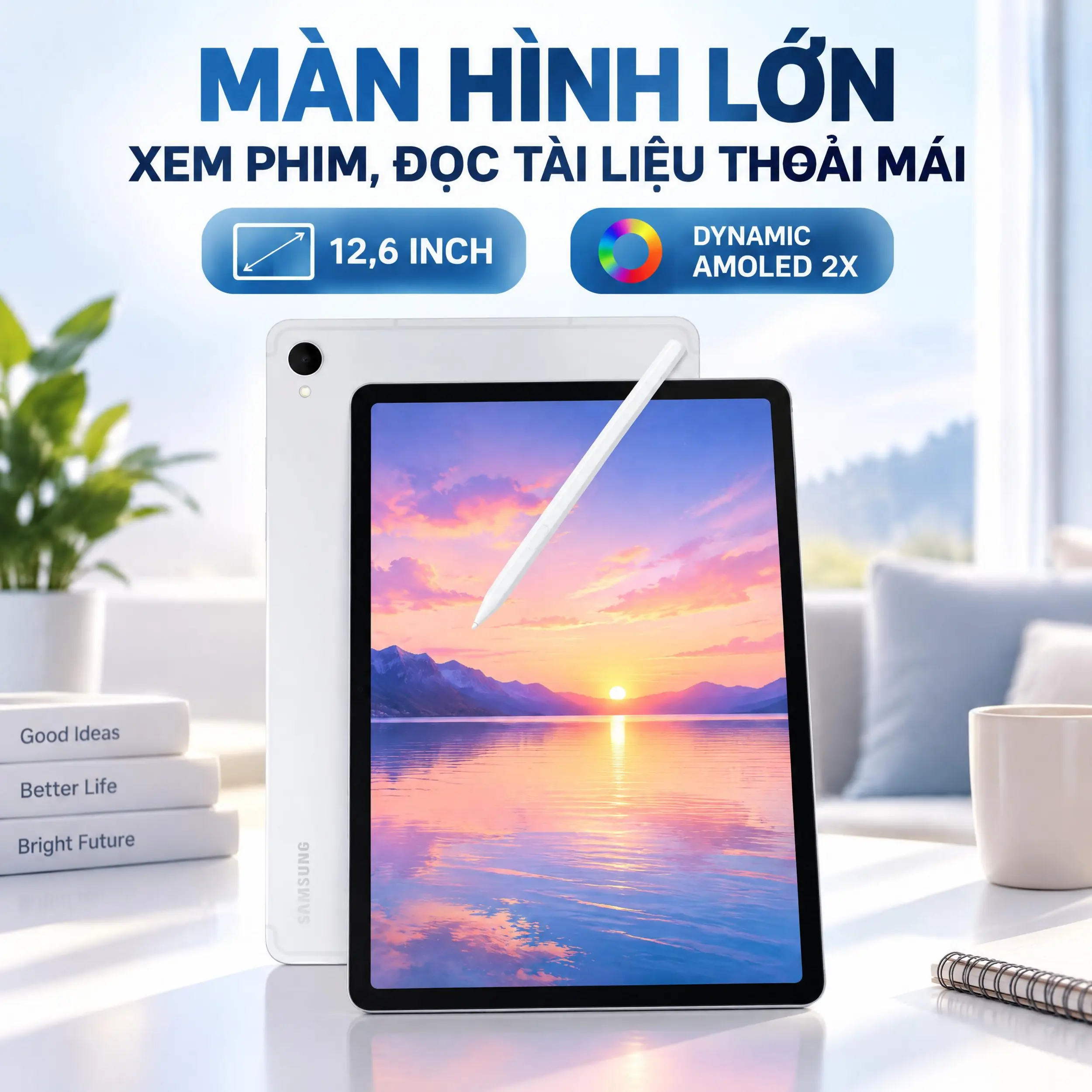 Samsung Galaxy Tab S12 Plus Wifi 12GB/256GB - Màn hình Samsung Galaxy Tab S12 Plus Wifi 12GB/256GB - Màn hình