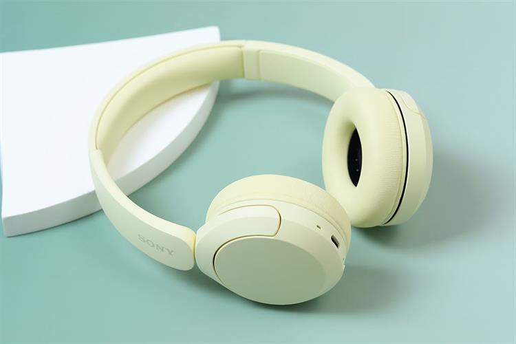 Tai nghe Bluetooth Chụp Tai Sony WH-CH520 Màu Vàng