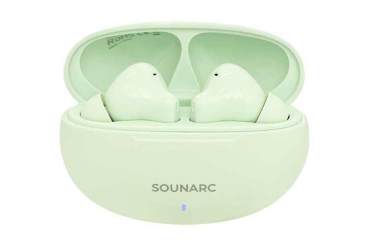 Tai nghe Bluetooth True Wireless Sounarc Q1 Earbuds Màu Xanh lá nhạt