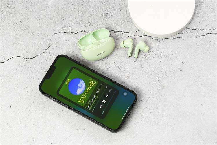 Tai nghe Bluetooth True Wireless Sounarc Q1 Earbuds Màu Xanh lá nhạt