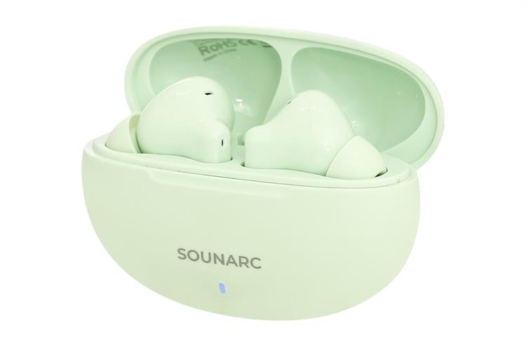 Tai nghe Bluetooth True Wireless Sounarc Q1 Earbuds Màu Xanh lá nhạt