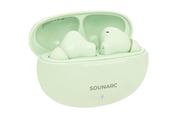 Tai nghe Bluetooth True Wireless Sounarc Q1 Earbuds Màu Xanh lá nhạt