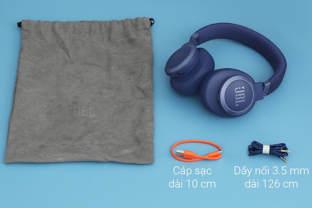 Tai nghe Bluetooth Chụp Tai JBL LIVE 770NC Màu Xanh Dương