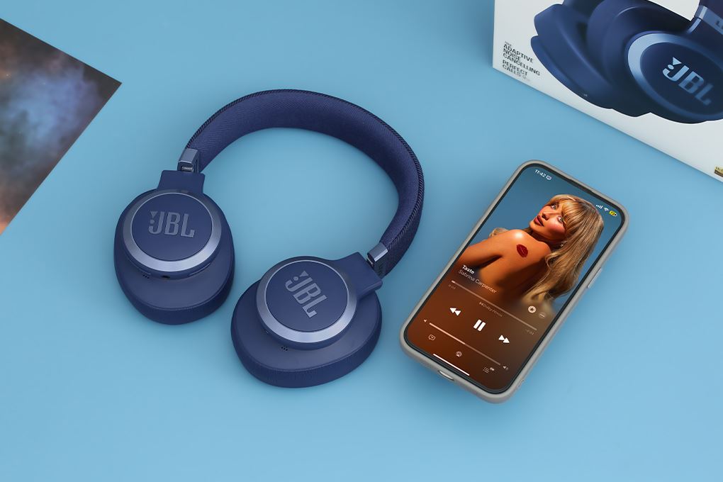 Tai nghe Bluetooth Chụp Tai JBL LIVE 770NC Màu Xanh Dương