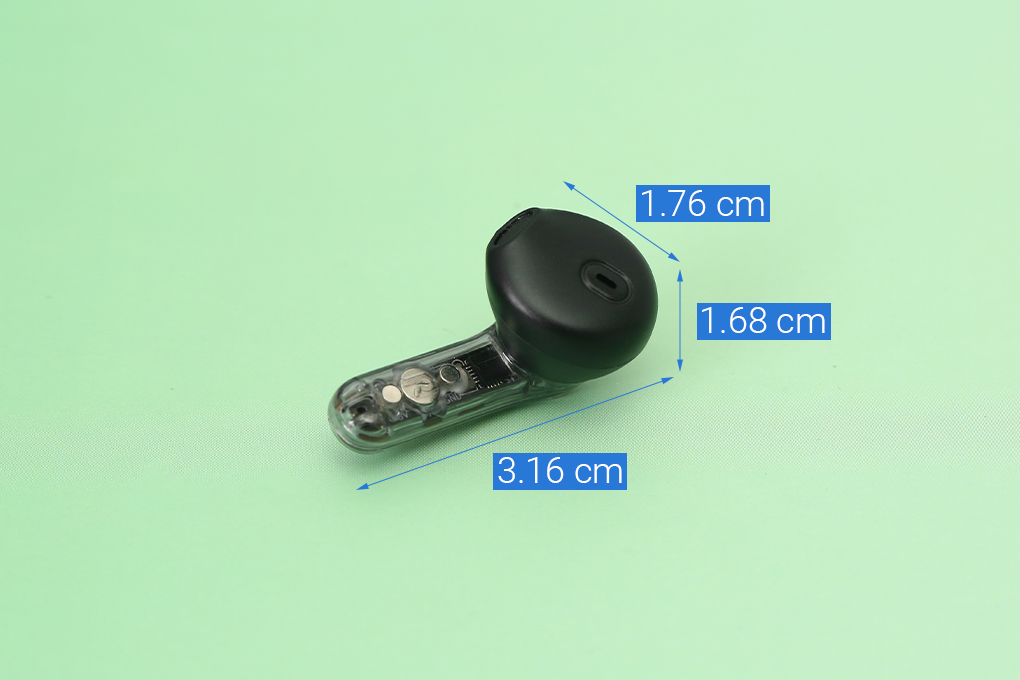 Tai nghe Bluetooth True Wireless Soundpeats Clear-Pods Màu Đen