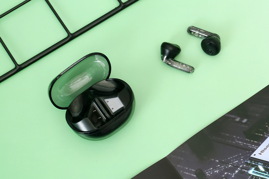 Tai nghe Bluetooth True Wireless Soundpeats Clear-Pods Màu Đen
