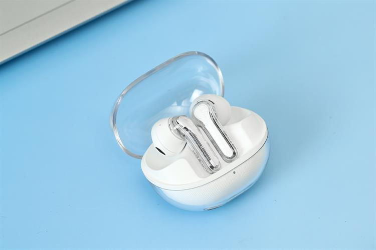 Tai nghe Bluetooth True Wireless Soundpeats Clear-Pods Màu Trắng