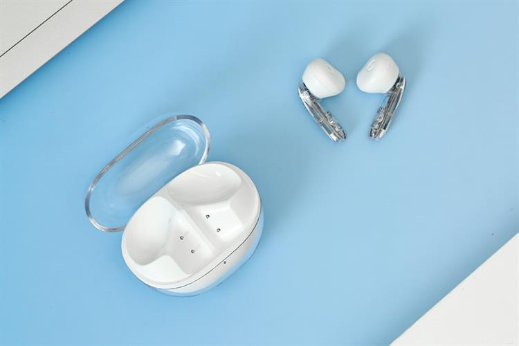 Tai nghe Bluetooth True Wireless Soundpeats Clear-Pods Màu Trắng