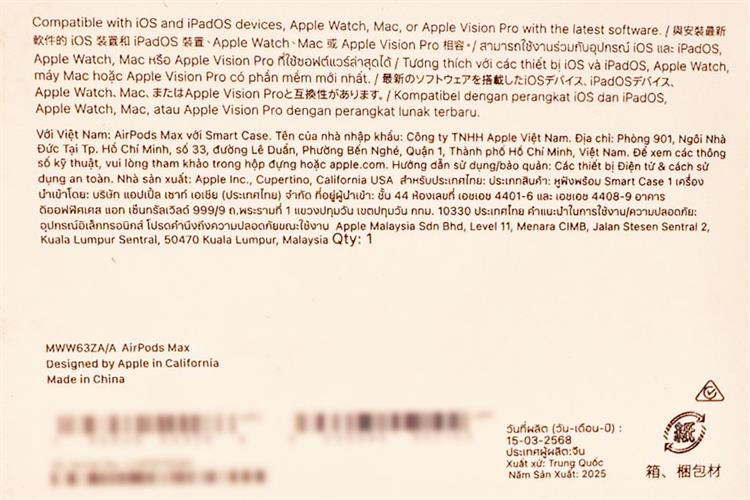 AirPods Max cổng USB C Màu Tím nhạt