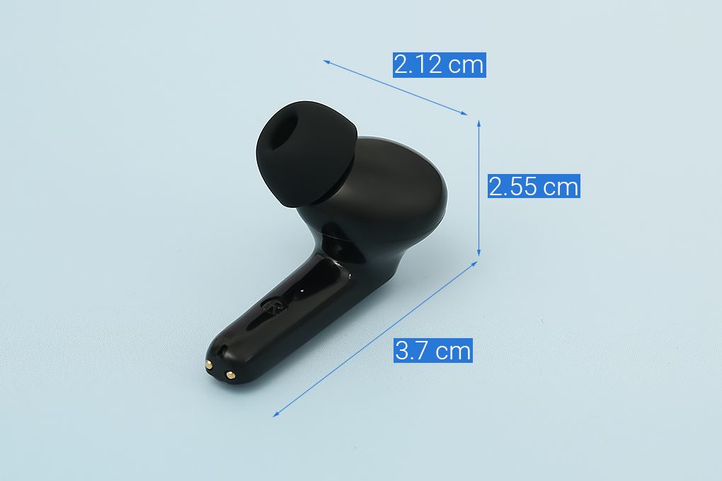 Tai nghe Bluetooth True Wireless Rezo RZ09 ANC Màu Đen
