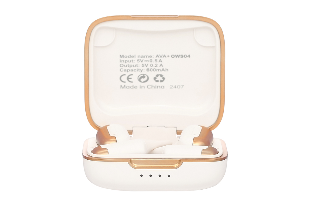 Tai nghe Bluetooth Open-Ear True Wireless AVA+ FreeGo OWS04 Màu Màu be