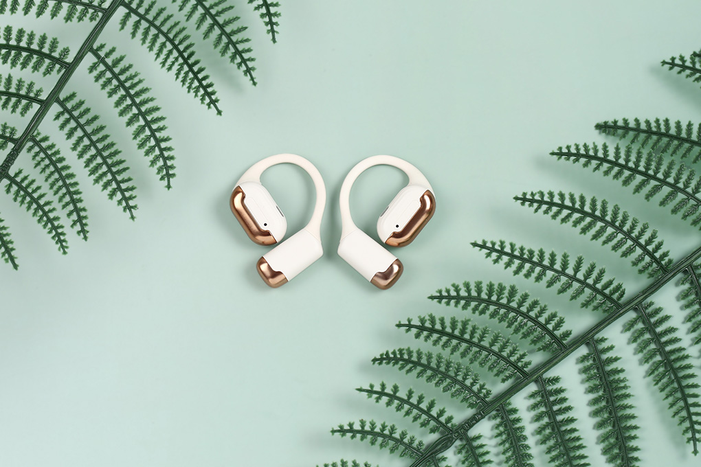 Tai nghe Bluetooth Open-Ear True Wireless AVA+ FreeGo OWS04 Màu Màu be