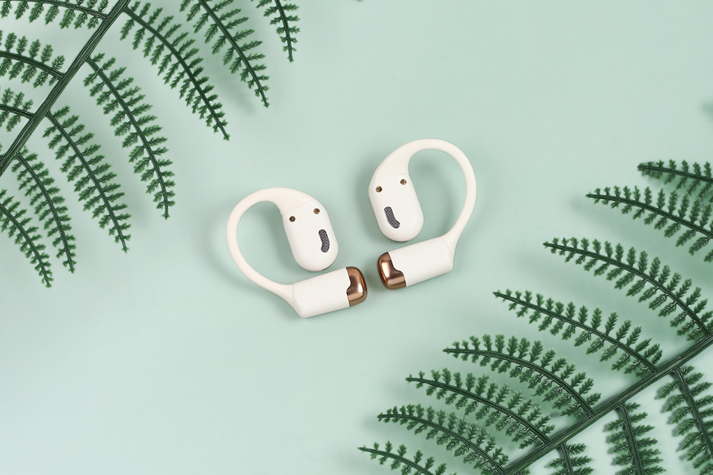Tai nghe Bluetooth Open-Ear True Wireless AVA+ FreeGo OWS04 Màu Màu be
