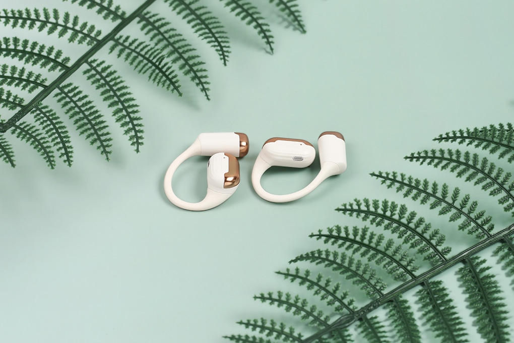 Tai nghe Bluetooth Open-Ear True Wireless AVA+ FreeGo OWS04 Màu Màu be