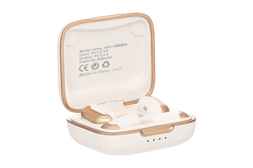Tai nghe Bluetooth Open-Ear True Wireless AVA+ FreeGo OWS04 Màu Màu be