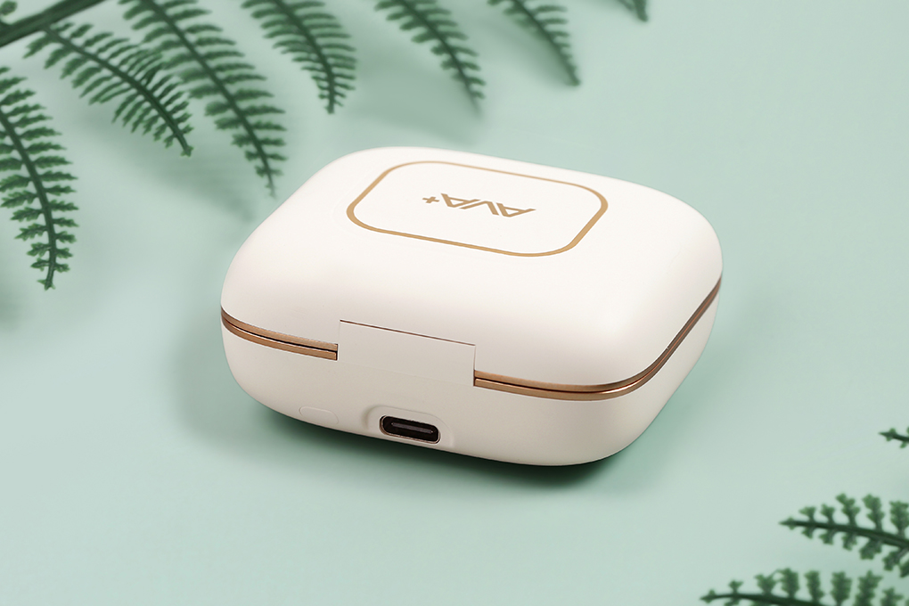 Tai nghe Bluetooth Open-Ear True Wireless AVA+ FreeGo OWS04 Màu Màu be