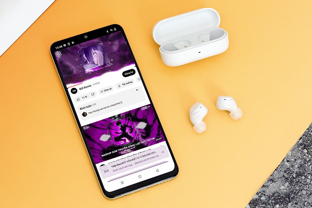 Tai nghe Bluetooth True Wireless Sony WF-C510 Màu Trắng