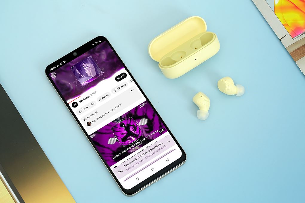 Tai nghe Bluetooth True Wireless Sony WF-C510 Màu Vàng