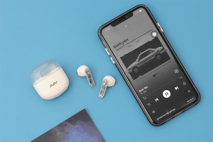 Tai nghe Bluetooth True Wireless AVA+ Go P310 Màu Màu be