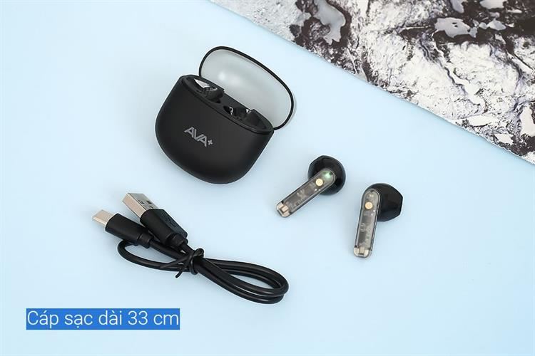 Tai nghe Bluetooth True Wireless AVA+ Go P310 Màu Đen