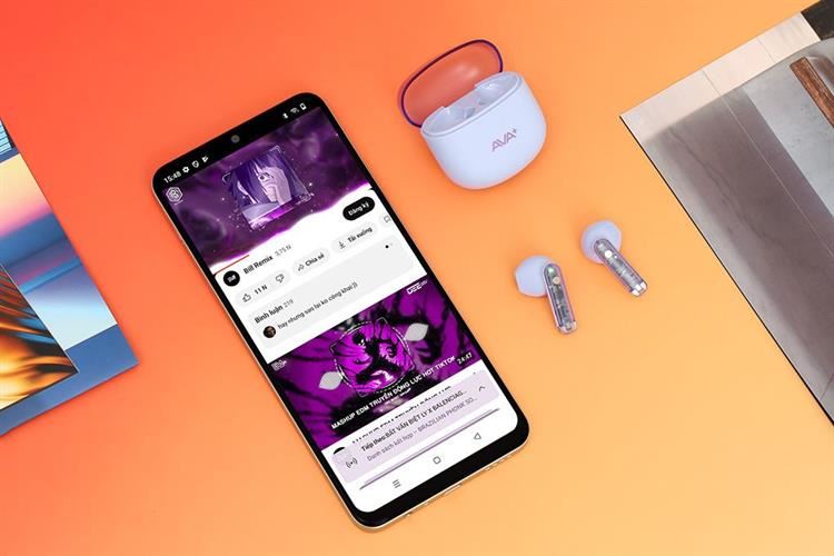 Tai nghe Bluetooth True Wireless AVA+ Go P310 Màu Tím